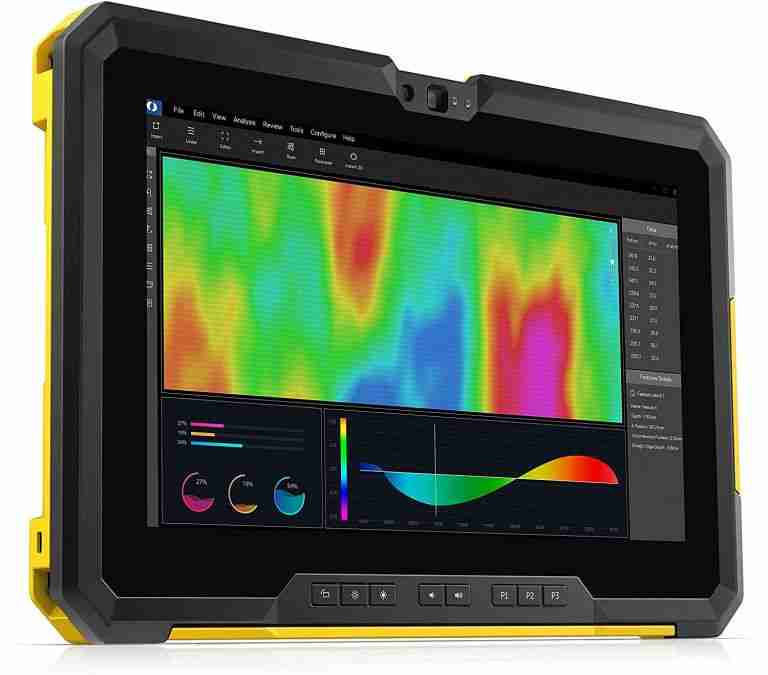 Rugged 7220EX explosion proof Dell tablet Front view