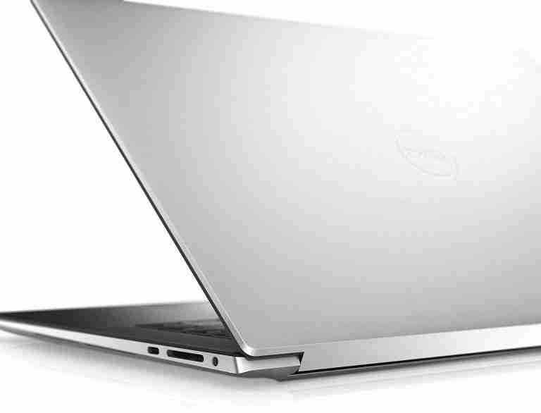 Dell Xps 9510 home laptop I9 UHD+ back view