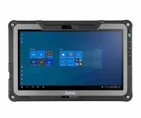 Getac f110 g6 tugged tablet front view