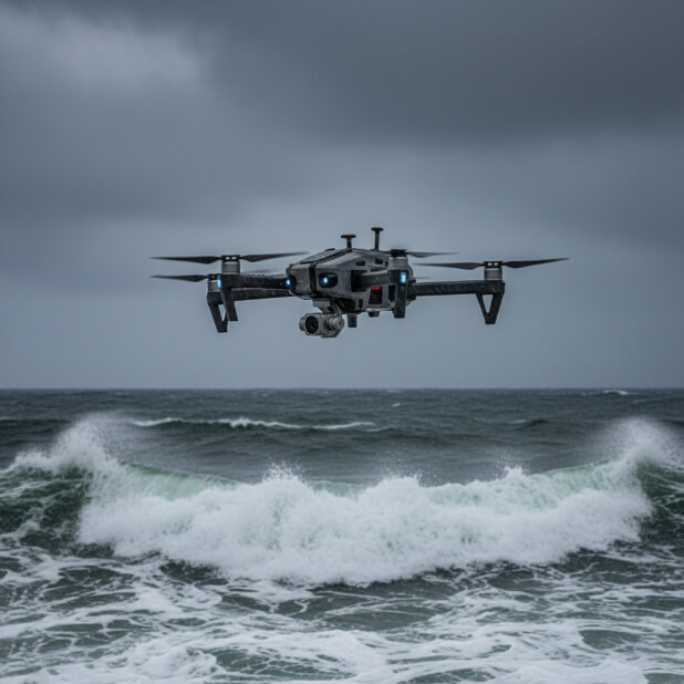 Waterproof Drones for Maritime Surveillance