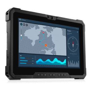 Rugged tablet with dashboard
